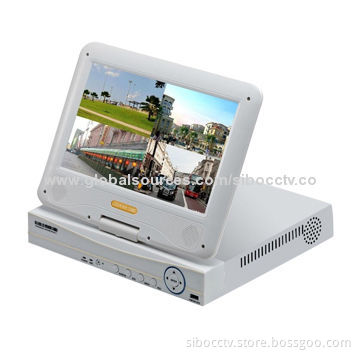 Hi3520D 10.1-inch LCD 8CH H.264 Network DVR